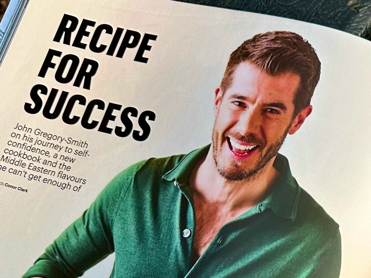 John Gregory-Smith on coming out, a new cookbook and the Middle Eastern flavours he can’t get enough of 